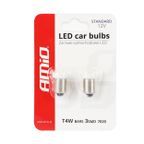 Żarówki LED STANDARD T4W BA9s 3xSMD 7020 12V - AMIO AMI01097 — zdjęcie 5