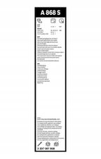Pióro wycieraczki Aerotwin, komplet - BOSCH 3 397 007 868 — zdjęcie 4