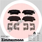 Klocki hamulcowe - ZIMMERMANN 25337.160.1 — zdjęcie 2