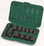 Zestaw nasadek udarowych 1/2" 12cz - SATA SAT09009