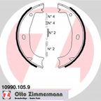Szczęki hamulcowe - ZIMMERMANN 10990.105.9 — zdjęcie 2