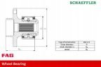 Łożysko koła piasta przód - FAG 713 6787 90 — zdjęcie 2