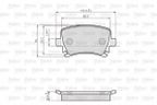 Klocki hamulcowe optipack lcv - VALEO 872914 — zdjęcie 2