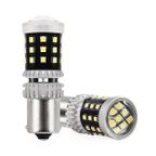 Żarówki LED CANBUS 2016 39SMD 1156 BA15S P21W R10W R5W White 12V 24V - AMIO AMI02799 — zdjęcie 2
