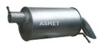 Tłumik układu wydechowego tył - ASMET ASM07.238