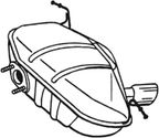 Tłumik układu wydechowego tył - BOSAL BOS247-413