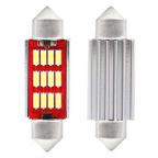 Żarówki LED CANBUS 4014 12SMD Festoon C5W C10W C3W 36mm White 12V 24V - AMIO AMI01289