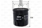 Filtr oleju - VALEO 586147 — zdjęcie 2