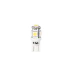 Zarowka led 12v w5w 1.2w biala 5xsmd5050 - M-TECH MTELB054W
