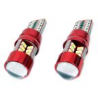 Żarówki LED CANBUS 27SMD 3014 T10e W5W White 12V 24V - AMIO AMI01446 — zdjęcie 4