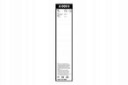 Pióro wycieraczki Aerotwin, komplet - BOSCH 3 397 014 009