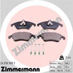Klocki hamulcowe - ZIMMERMANN 24310.190.1 — zdjęcie 2