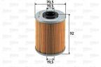 Filtr paliwa wkład - VALEO 587902