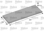 Filtr kabinowy pc essential / zwykly - VALEO 698858 — zdjęcie 2