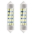 Żarówki LED STANDARD 3014 15SMD Festoon C5W C10W C3W 39mm White 12V - AMIO AMI01091