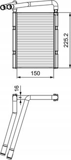 Nagrzewnica - VALEO 811548 — zdjęcie 2