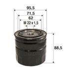 Filtr oleju - VALEO 586097 — zdjęcie 2