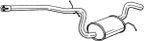 Tłumik układu wydechowego środkowy - BOSAL BOS281-469