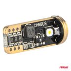 Żarówki LED CANBUS T10 W5W 3SMD 3838 White 12V 24V - AMIO 04246 — zdjęcie 3