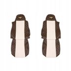 Pokrowce na fotele - F-CORE F-CORE FX04 BROWN/CHAMP