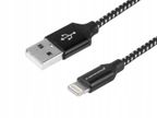 Kabel usb-lightning 3m mikrofibra - CARMOTION CRM86552