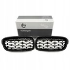 Grill bmw diament, czarny połysk, bmw 3 f30 - SKV 66SKV128