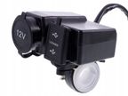 Ladowarka motocyklowa 2x usb 4.2a - CARMOTION CRM63209 — zdjęcie 3
