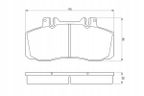Klocki hamulcowe. db p. 609-811d - BOSCH 0 986 468 350 — zdjęcie 5