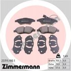 Klocki hamulcowe - ZIMMERMANN 23711.190.1 — zdjęcie 2