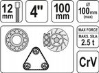 Ściągacz Trójramienny 4CAL - YATO YATYT-2520 — zdjęcie 3