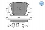 Klocki hamulcowe. opel t. corsa c - MEYLE 025 232 8414