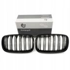 Grill bmw podwójna listwa, czarny połysk, bmw x5 e70 - SKV 66SKV287