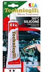 Silikon wysokotemperatur. czerwony 70ml - TECHNICQLL TCHS-280