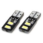 Żarówki LED CANBUS 4SMD 5730 T10 W5W White - AMIO AMI01630 — zdjęcie 4