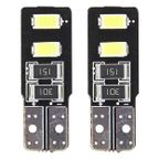 Żarówki LED CANBUS 4SMD 5730 T10 W5W White - AMIO AMI01630