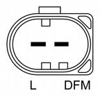 Alternator db klasa e 200cdi/220cdi/270cdi/320cdi 02- - BOSCH 0 986 046 340 — zdjęcie 2
