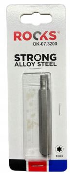 Long bit 10 mm (3/8 ) torx t45 x 75 mm, s2 - Rooks OK-07.3200