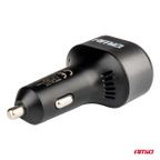 Szybka ładowarka samochodowa 85W QC3.0 PD65W PD20W 2x USB-C 1x USB-A - AMIO AMI04177 — zdjęcie 4