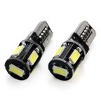Żarówki LED CANBUS 5SMD 5730 T10 W5W White - AMIO AMI01628 — zdjęcie 4