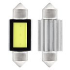 Żarówki LED CANBUS COB3 Festoon C5W C10W C3W 36mm White 12V - AMIO AMI01639