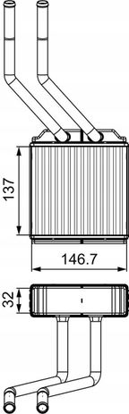 Nagrzewnica - VALEO 811520