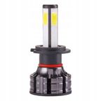 Żarówki samochodowe LED seria COB H7 6500K - AMIO AMI02844 — zdjęcie 2