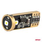 Żarówki LED CANBUS T10 W5W 3SMD 3838 White 12V 24V - AMIO 04246 — zdjęcie 4