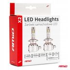 Żarówki samochodowe LED seria X2 H8 H9 H11 H16 6500K Canbus - AMIO AMI02974 — zdjęcie 4