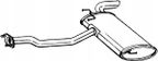 Tłumik układu wydechowego tył - BOSAL BOS169-073