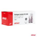 Żarówki halogenowe P21/4W 12V BAZ15d 10szt. - AMIO 03369 — zdjęcie 5