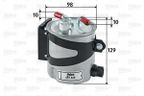 Filtr paliwa diesel przepływowy - VALEO 587528 — zdjęcie 2