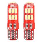 Żarówki LED CANBUS 15SMD 4014 T10e W5W SILCA White 12V - AMIO AMI01443