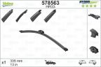 Pioro wycier tył 335 hr33 hydroconnect - VALEO 578563 — zdjęcie 2