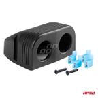 Obudowa podwójna ramka panel USB MOD-16 - AMIO AMI02866 — zdjęcie 3